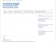 Tablet Screenshot of cantatebasel.ch